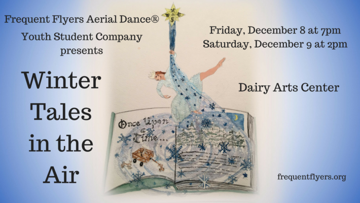 student company, aerial dance, winter tales in the air